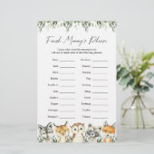 Baby Shower von Woodland Animals schließt Mummy's (Stehend Vorderseite)