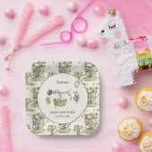 Baby Shower Waldtiere Junge Pappteller (Party)