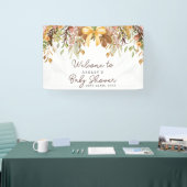 Baby Shower Willkommensgruß zum Herbst-Blumenfest Banner (Messe)