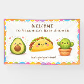 Baby Shower Willkommensposter Banner (Horizontal)