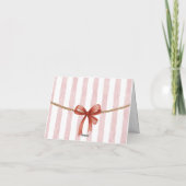 Baby Shower Winter Dankeskarte (Rückseite)