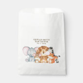 Baby Shower with Jungle Animals Theme Geschenktütchen (Vorderseite)