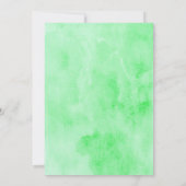 Baby Shower Woodland Forest Greenery Wild Animals Einladung (Rückseite)