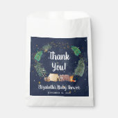 Baby Shower Woodland Tiere Vielen Dank Geschenktütchen (Vorderseite)