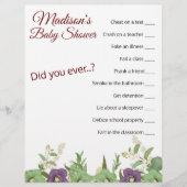 Baby Shower Word Search Game 🍼 Spaß & Niedliches (Vorderseite)