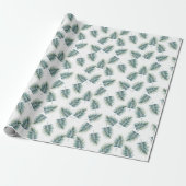 Baby Shower Wrapping Paper Fern Pattern Dinosaur Geschenkpapier (Ungerollt)