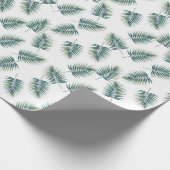 Baby Shower Wrapping Paper Fern Pattern Dinosaur Geschenkpapier (Ecke)