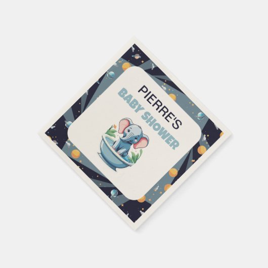 BABY SHOWERS SERVIETTE (Ecke)