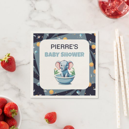 BABY SHOWERS SERVIETTE (Beispiel)