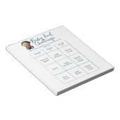Baby Showfood Challenge Game Activity Notepad Notizblock (angewinkelt)