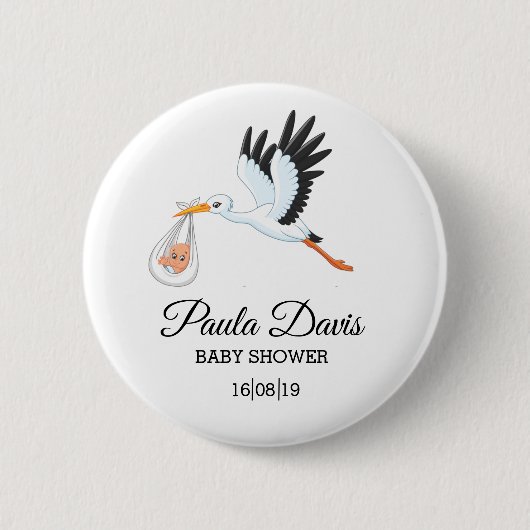 Baby Showknopf Gefallen Button (Vorderseite)