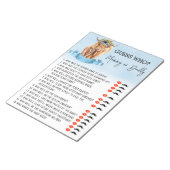 Baby Showman schätzt, wer Highland Kuh Blue spiele Notizblock (angewinkelt)