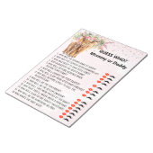 Baby Showman schätzt, wer Highland Kuh spielt Notizblock (angewinkelt)