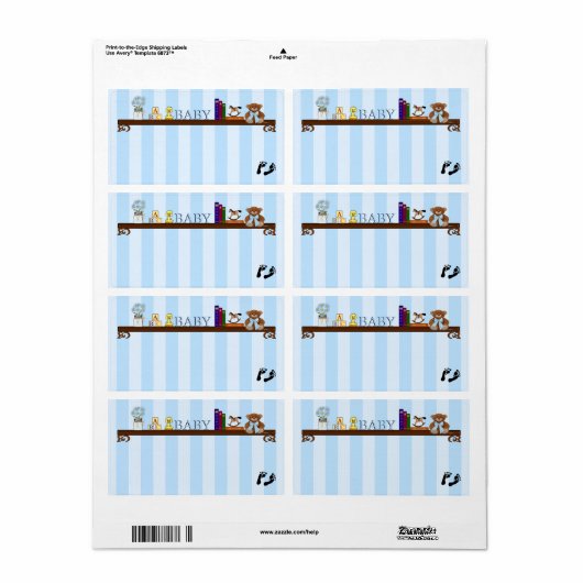 Baby Showname Name Tag- (Vorne)