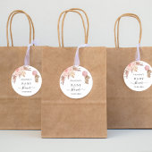 Baby Showpampas Gras Rose Goldteddy Runder Aufkleber