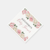 Baby Showpaper Napkin - Cocktails Napkin Serviette (Ecke)