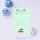 Baby Showspiel Baby ABC Flyer (Einzeln)