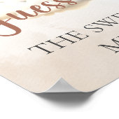 Baby Showspiel Game GUESS THE SWEET MESS Bären Bal Poster (Ecke)