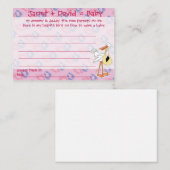 Baby Showspiel Hilfen Hint Cards Hinweiskarte (Vorne/Hinten)