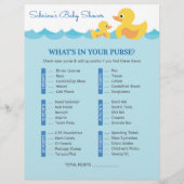 Baby Showspiel im Niedlichen Thema Rubber Duck (Rückseite)