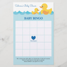 Baby Showspiel im Niedlichen Thema Rubber Duck Flyer