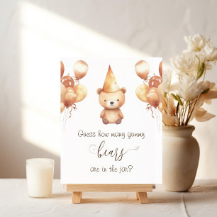 Baby Showspiel rächen wie viele Gummibären Poster