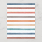 Baby Showspiel würde sie eher Boho Rainbow (Rückseite)