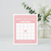 Baby Showspiele in Pink Papel Picado (Stehend Vorderseite)