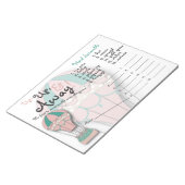 Baby Showspiele, Word Scramble, Heißluftballon Notizblock (angewinkelt)