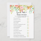 Baby Showspiele - Wünsche für Baby und Ratgeber We Einladung (Vorderseite)