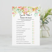 Baby Showspiele - Wünsche für Baby und Ratgeber We Einladung (Stehend Vorderseite)