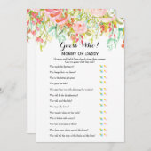 Baby Showspiele - Wünsche für Baby und Ratgeber We Einladung (Vorne/Hinten)