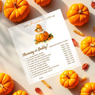 Baby Showspielerin Guess Who Baby Girl Pumpkin Notizblock