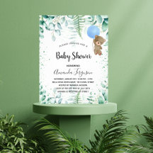 Baby Showteddy Junge Eukalyptus - Haushaltseinladu