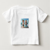 Baby Shree Krishna & Radha mit Diamond Divine Baby T-shirt (Rückseite)