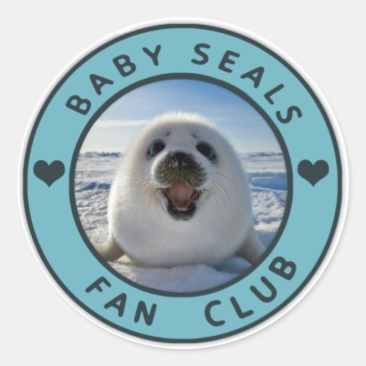 Baby Siegel Fan Club Aufkleber (Vorderseite)