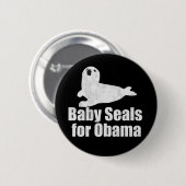 Baby-Siegel für Obama Button (Vorne & Hinten)