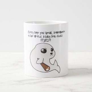 Baby-Siegel-Kaffee-Tasse Jumbo-Tasse