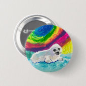 Baby Siegel "Kunst von Kindern" Button (Vorne & Hinten)