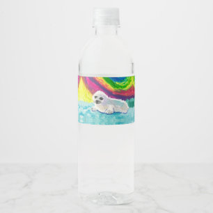 Baby Siegel "Kunst von Kindern" Wasserflaschenetikett