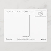 Baby Siegel Postkarte (Rückseite)