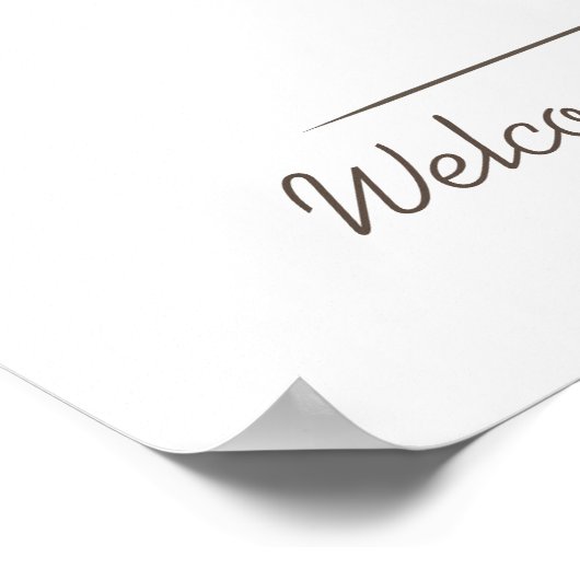 Baby Signature Tree - Groß Poster (Ecke)