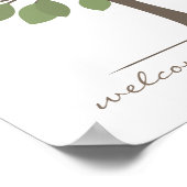 Baby Signature Tree - Grün Poster (Ecke)