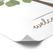 Baby Signature Tree - Rosa Poster (Ecke)