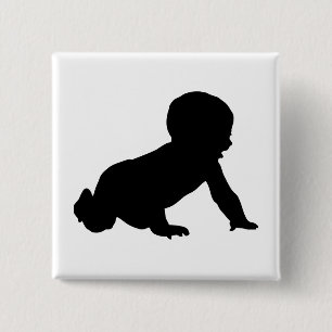 Baby-Silhouette Button