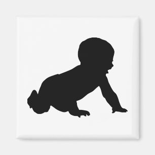Baby-Silhouette Magnet