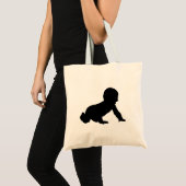 Baby-Silhouette Tragetasche (Vorderseite (Produkt))