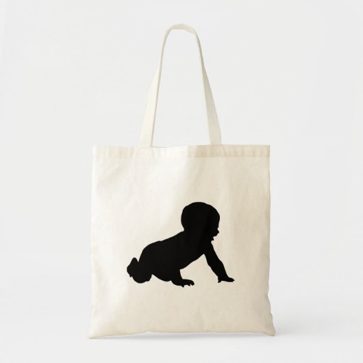 Baby-Silhouette Tragetasche (Vorne)