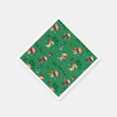 Baby Singing Carols Pattern Serviette (Ecke)