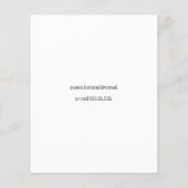 Baby Sitter Flyer (Hinten)